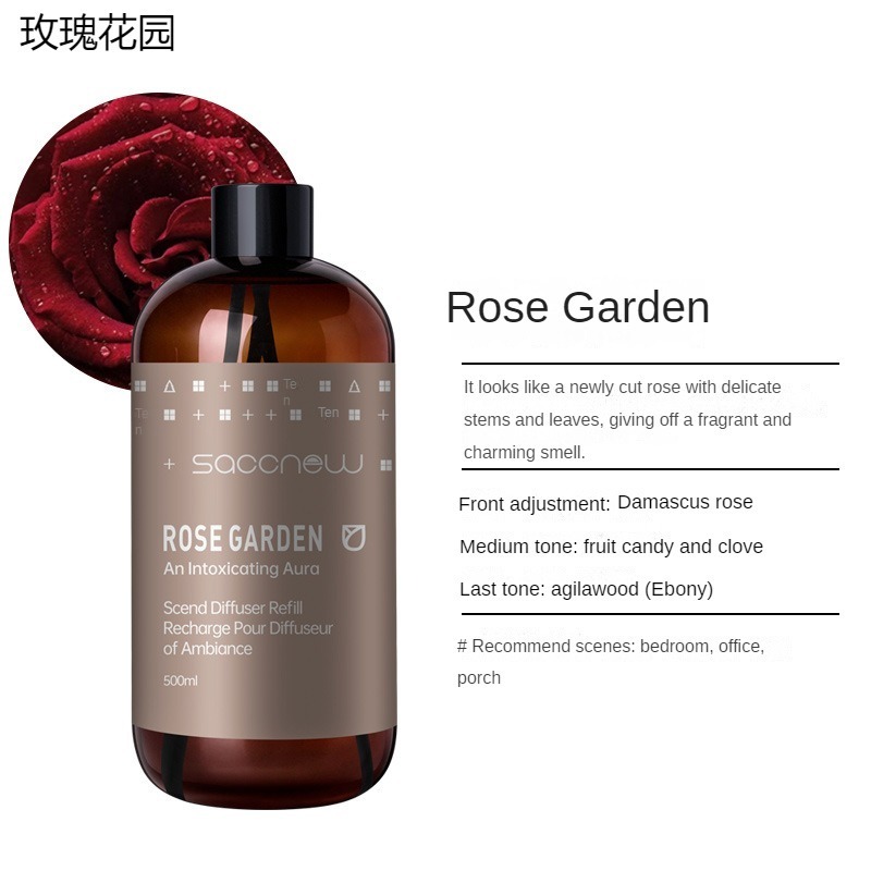 【Local Delivery 】500ML Essential Oil Diffuser Refill large Bottle Capacity Reed Diffuser Refill Aromatherapy refill Home Air Freshener Oil Scent fire-free Hotel & Perfume