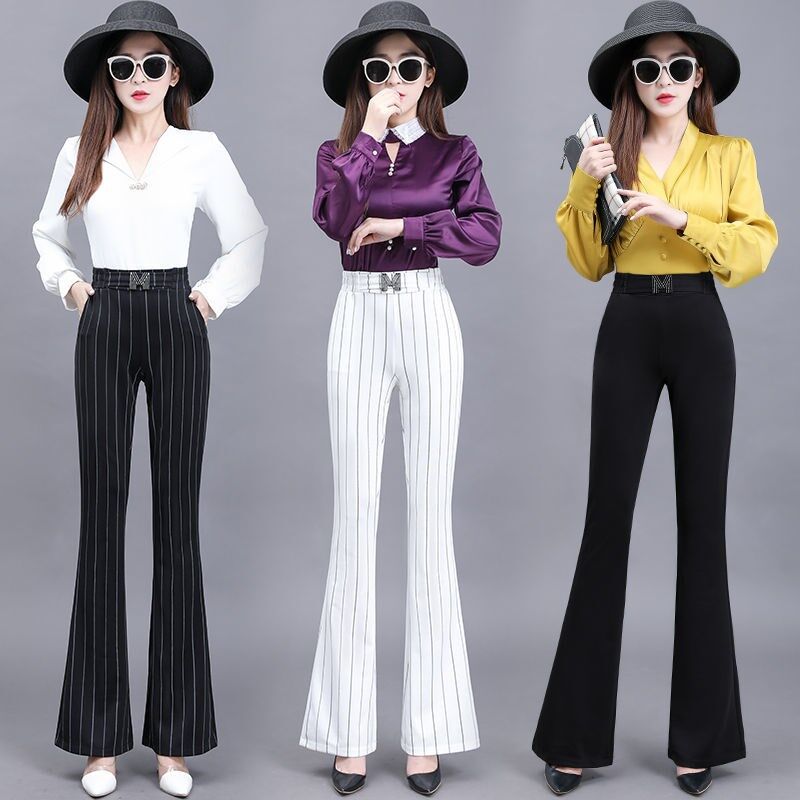 >> BÁO GIÁ LOE ỐNG HÀNG CHÍNH HÃNG RETTA RHS0418 | Shopee Lazada Sendo Tiki mới nhất 102 Quần Ống Loe Cạp Cao Cho Nữ Quần Mặc Hàng Ngày Kẻ Sọc Co Giãn Họa Tiết Kẻ Sọc Co Giãn