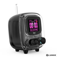 Divoom Tiivoo-2 Photo Album & Lyrics Speaker Pixel Art Creation & FM Radio - Black