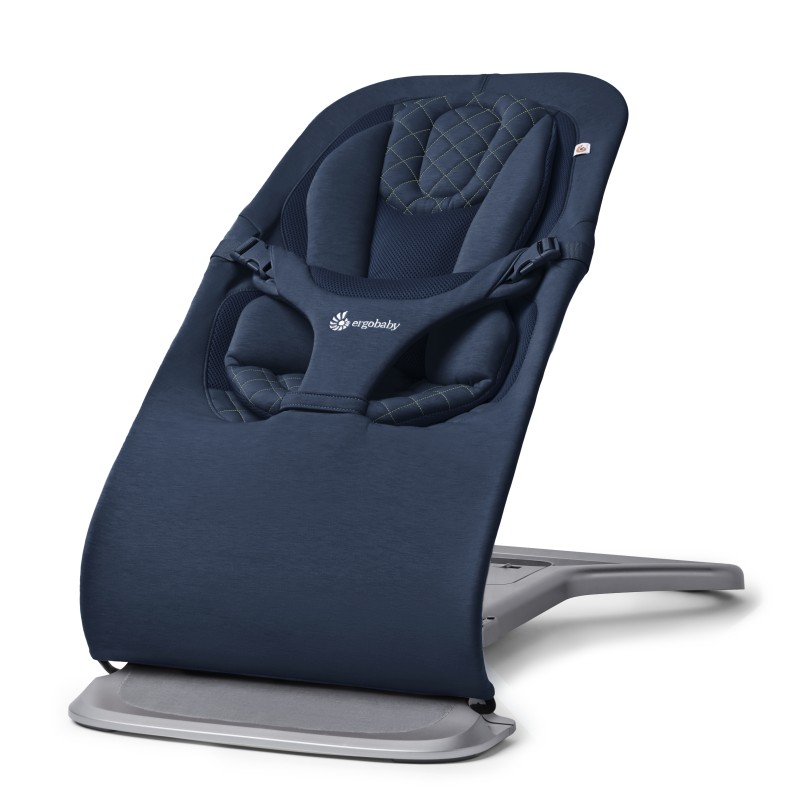 Ergobaby Ergonomic Evolve 3 in 1 Bouncer Grow with Baby Fold Flat Natural Rocking support and comfort Newborn through toddlerhood