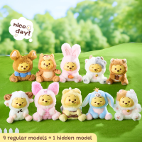[100% Authentic] Miniso Disney Winnie the Pooh Series Naughtily Party Plush Blind Box Winnie Bear Soft Toy Collectible Surprise Package
