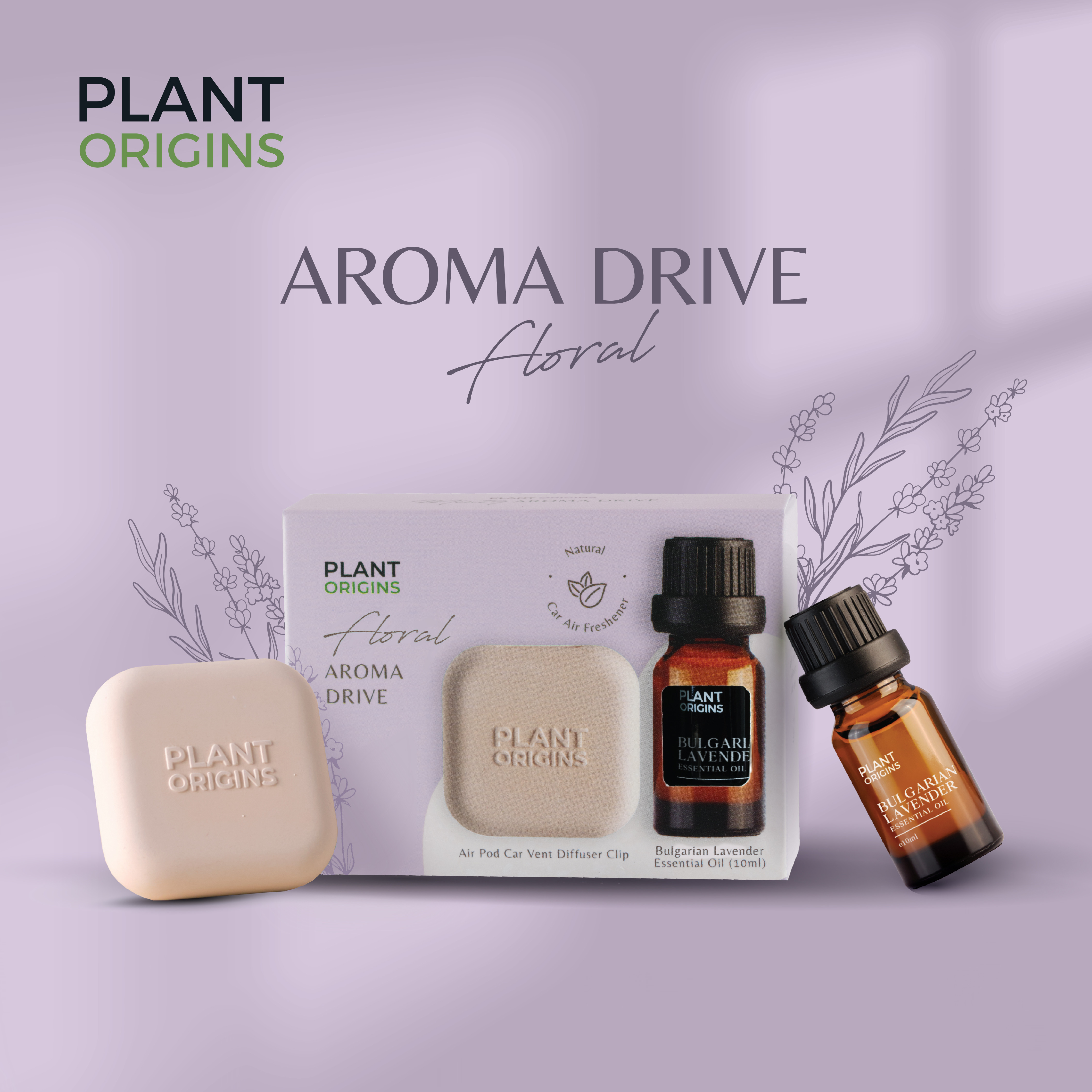 Plant Origins Aroma Drive [Floral-Bulgarian Lavender] (2 units)