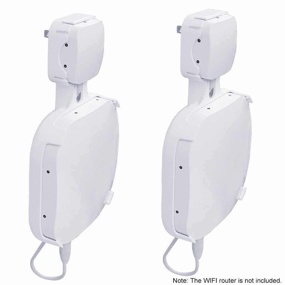2pcs DF-1026 Wall Mount Holder Wall Mount Holder Stand Bracket for EERO Home Wifi / EERO Pro WiFi (White)