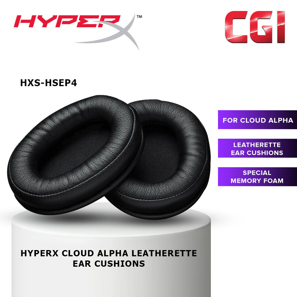 HyperX Cloud Alpha Leatherette Ear Cushions (HXS-HSEP4)