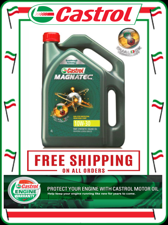 Castrol Magnatec DUALOCK 10W30 SN/CF (4L) Semi Synthetic Engine Oil