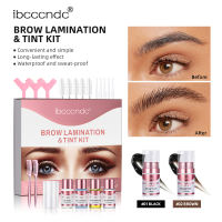 IBCCCNDC Brow Lamination&Tint kit Eyebrow Lift&Tint Dye 2-in-1 Set Lash Eyebrow Lift Kit with Tint Brow Perming Set(2 Colors)