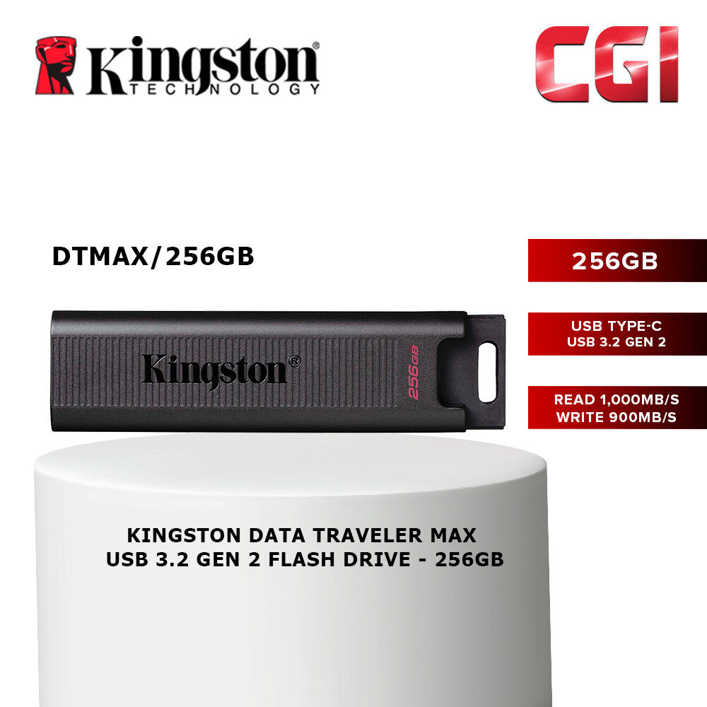Kingston DataTraveler Max USB 3.2 Gen 2 Flash Drive (DTMAX/256GB)