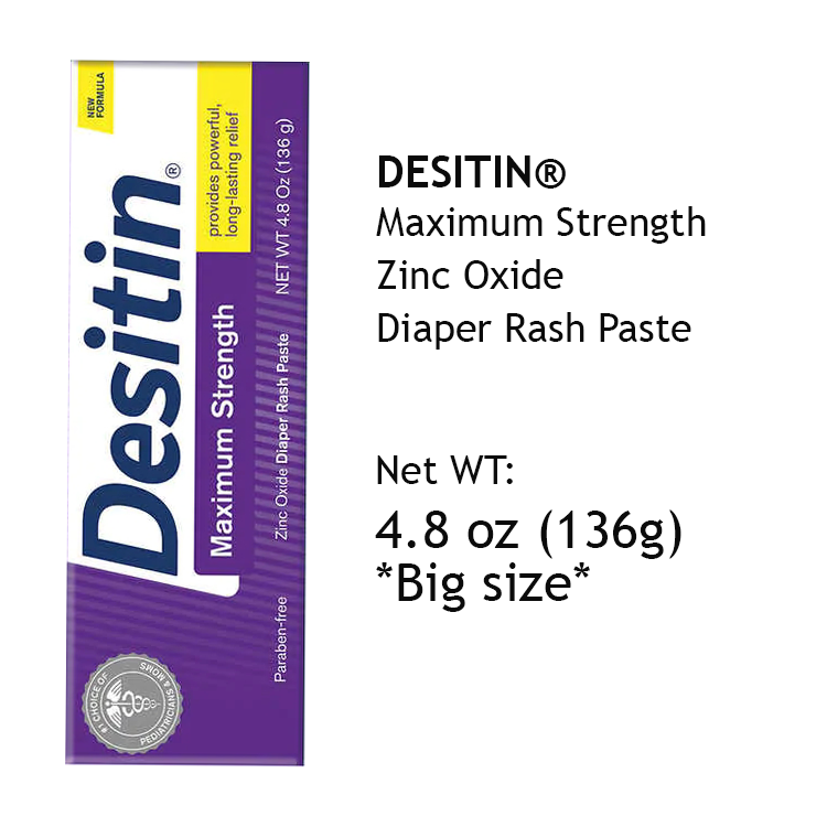Desitin Maximum Strength Original Diaper Rash Paste Baby Cream/Daily Defense/Nappy Rash Cream/Adult Diaper Rash Cream
