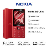 【2026 New】Nokia 215 Chat Dual 4G Network Online Xpress Chat Cloud Apps AI Assistant 2.8″ Screen Bluetooth5.0 FM Radio