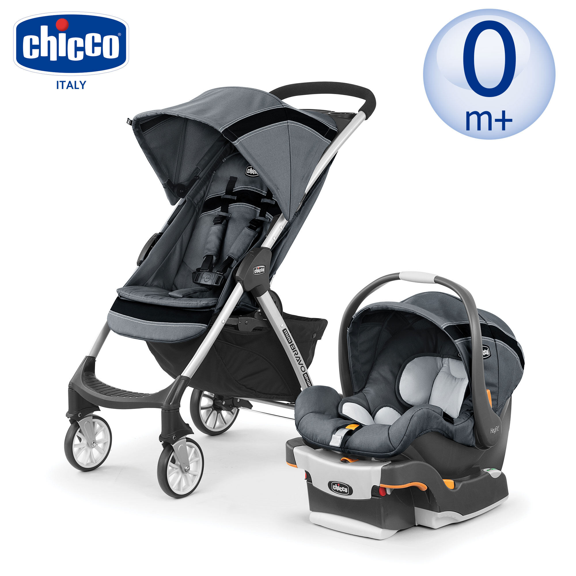 Chicco Mini Bravo Sport Travel System (stroller+car seat)