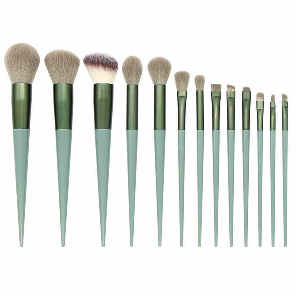 13PCS Makeup Brushes Set Cosmetic Brush Beauty Tools Eyeshadow Brush Eyeliner Brush Makeup Brushes Kit with Soft Synthetic Hairs for women girls (Standard)