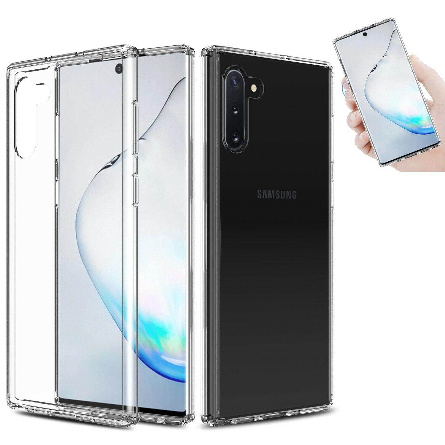 Ốp lưng chống sốc Hybrid mỏng trong suốt cho Samsung Galaxy Note 10 10 Plus Pro