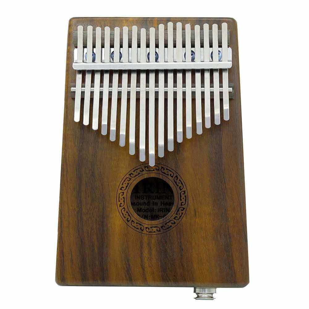 17-key EQ Thumb Piano Kalimba Mbira Sanza Solid Acacia (Eq)