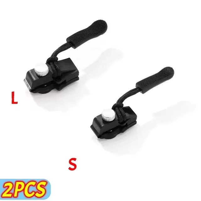 2-6pcs Zipper Repair Kit Universal Instant Zipper Repair Replacement Zippers Sliding Teeth Rescue Zippers Head 3 Different Sizes
