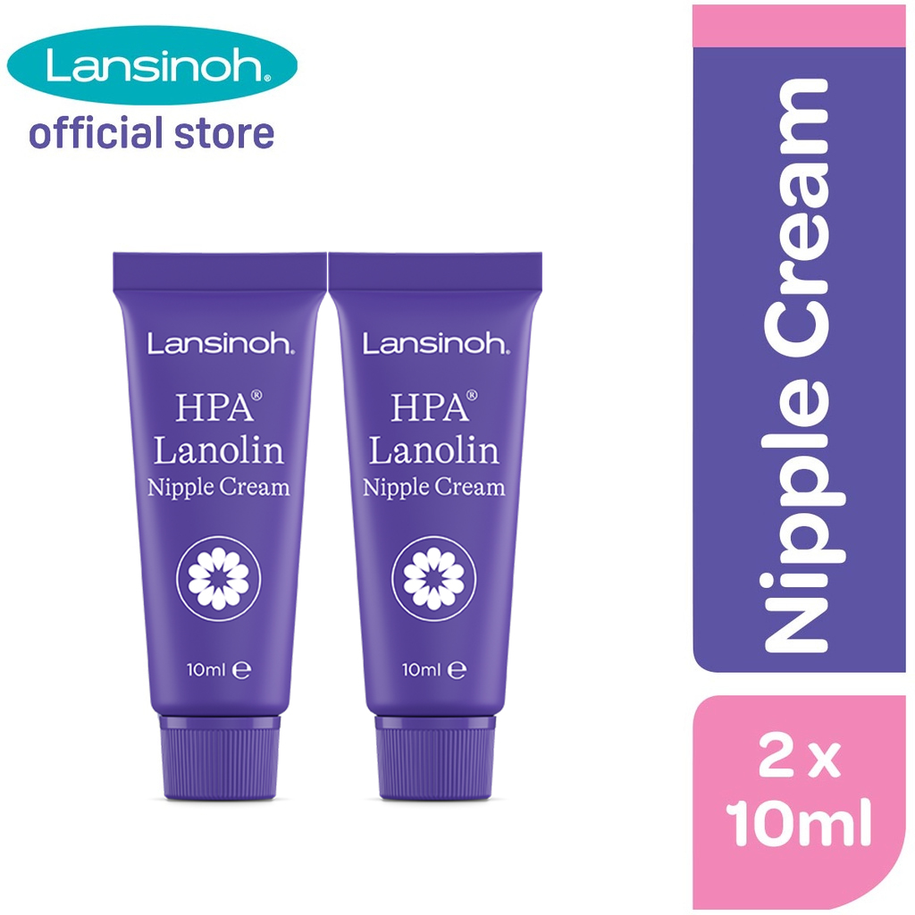 [COMBO] LANSINOH HPA® LANOLIN NIPPLE CREAM 10ml x 2 / 40ml x 2