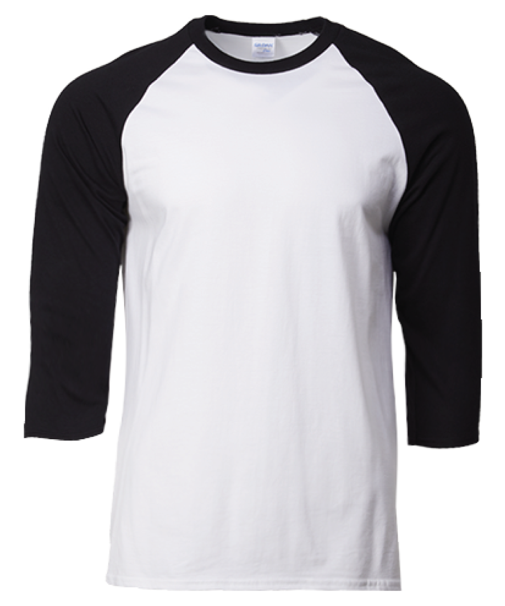 GILDAN Premium Cotton Raglan 3/4 Sleeve 76700 180GSM Cotton Unisex T-Shirt Best Men Women Plain Round Neck 3/4 Lengan Premium Cotton T-Shirt WHITE(BLACK)/SPORT GREY (BLACK)/WHITE (RED)/WHITE (ROYAL)/BLACK (WHITE)