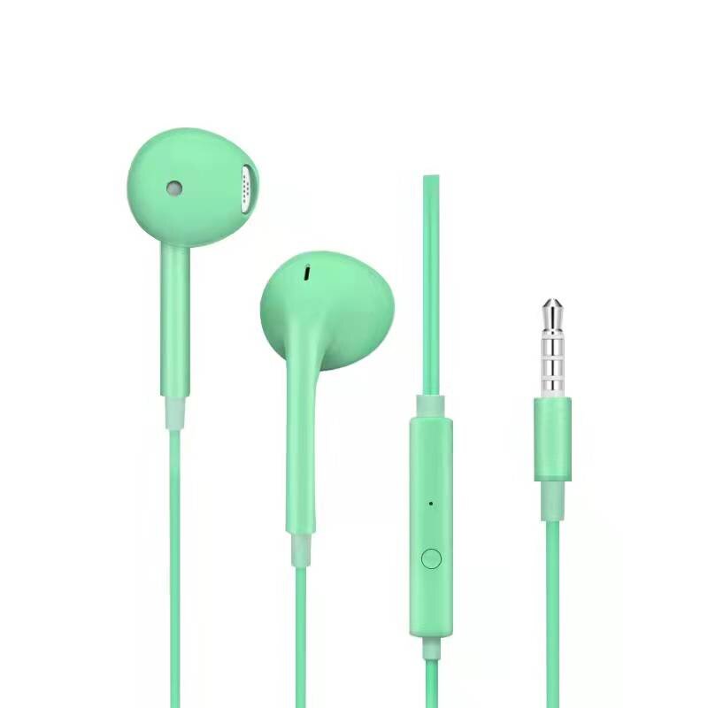 [Ready Stock ] Macaron Earphone U19 TWS Gaming 3.5mm Earbuds Subwoofer Premium Sound Stereo Wired Earfone With Microphone headphone有线耳机