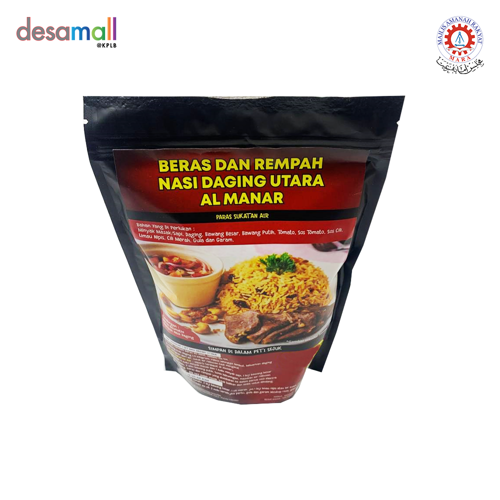 AL MANAR Beras Dan Rempah Nasi Daging Utara (500g)