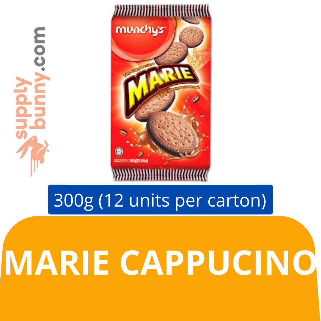 Marie Cappucino (300g X 12 packs) (sold per carton) 卡布奇诺馬利餅 PJ Grocer Biskut Marie Cappucino