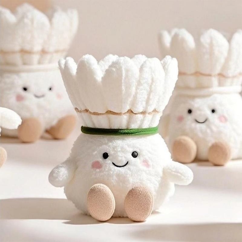 [Ready Stock] 10cm Cute Badminton Plush Keychain Soft Shuttlecock Stuffed Toy Bag Pendant Comel Backpack Hanging Gift