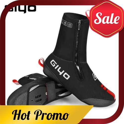 GIYO Outdoor Windproof Waterproof Dustproof MTB Rode Cycling Thick Mixed Color Matt Finish Shoe Cover (S)