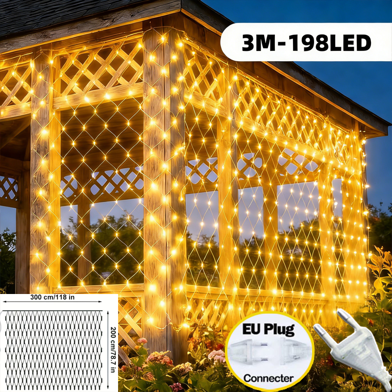 🔥24H Delivery🔥Lampu raya 5M 216LED Icicle LED Fairy Light Indoor Outdoor Waterproof Party Wedding Deco Light Waterfall Curtain Backdrop Lampu Raya Hari raya decoration 2026