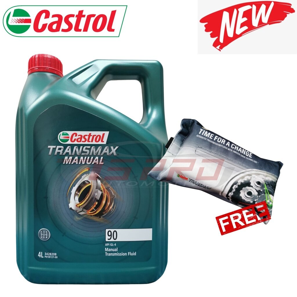 Castrol Manual Gear oil SAE90 4L Saga Iswara Waja Wira Satria Perdana Myvi Kenari Kelisa Viva