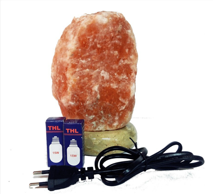 [[COMES WITH 2 BULBS]] Himalayan Salt Crystal Lamp (1-2Kg)