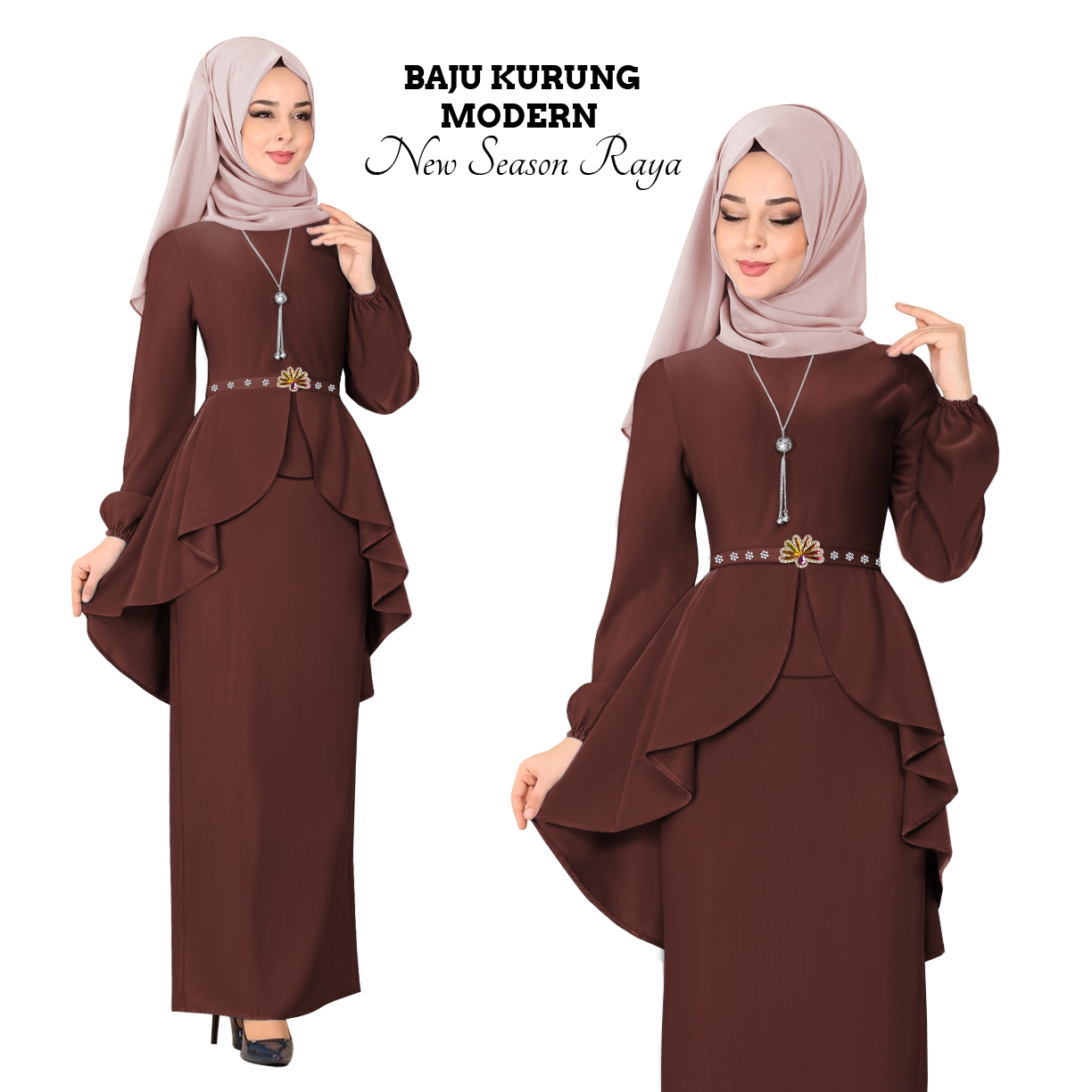 New Collection KM Fashion Baju Kurung Modern New Season Baju Raya ( Hot & Trendy ) ( Ready Stock ) This Month