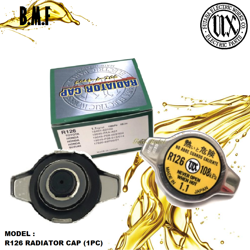 FUTABA (R126) RADIATOR CAP 1.1 FOR MYVI LAGI BESTALZATOYOTA VIOS CARMYHONDA