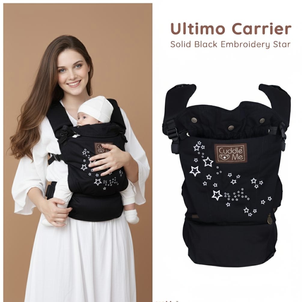 Baby Carrier CUDDLEME Ultimo Ergonomic Newborn & Toddler(3.2kg-25kg).Lightweight