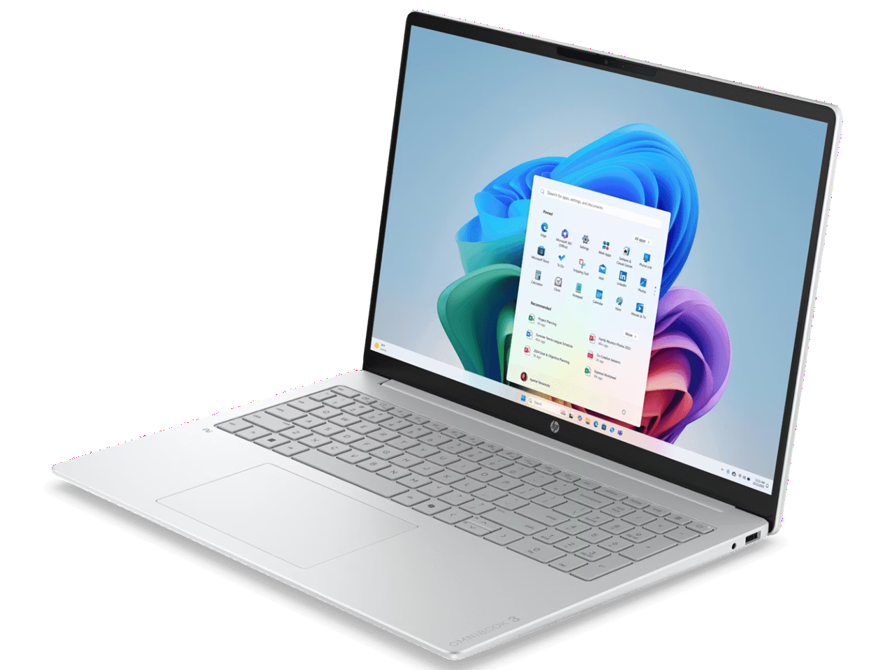 HP OmniBook 3 16 inch Laptop Next Gen AI 16-bs0012TU Silver