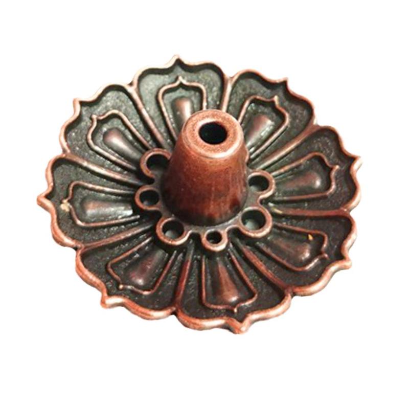 Copper Incense Holder Mini Lotus Incense Sticks Burner Cones Censer Buddhist Teahouse 三合一莲花三宝香插 麒麟香插 香炉 香盘 香座 盘香香托 线香 熏香炉