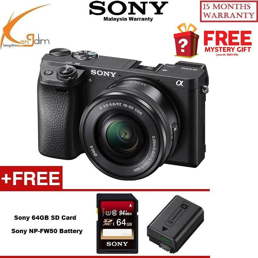 Sony Alpha a6300 Mirrorless Digital Camera with 16-50mm Lens(SONY MALAYSIA)