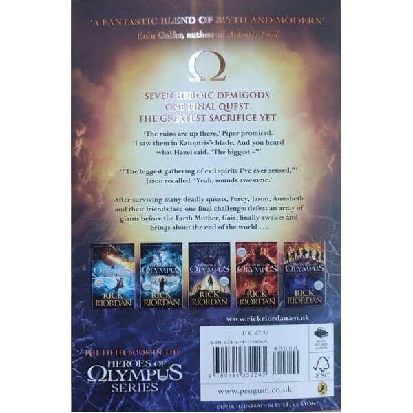[ LOCAL READY STOCK ] HEROES OF OLYMPUS #05: BLOOD OF OLYMPUS CHILDREN READ BOOK HEROES ADVENTURE MISTIC (ISBN: 9780141339245)