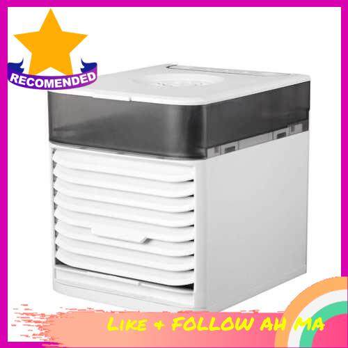 Best Selling Portable Air Cooler Mini Air Conditioner with UV Sterilizing System Personal Desktop Air Cooler Humidifier with Filter for Air Purification USB Small Fan with 7-Color LED Light for Home Office Dorm Indoor Use (Standard)