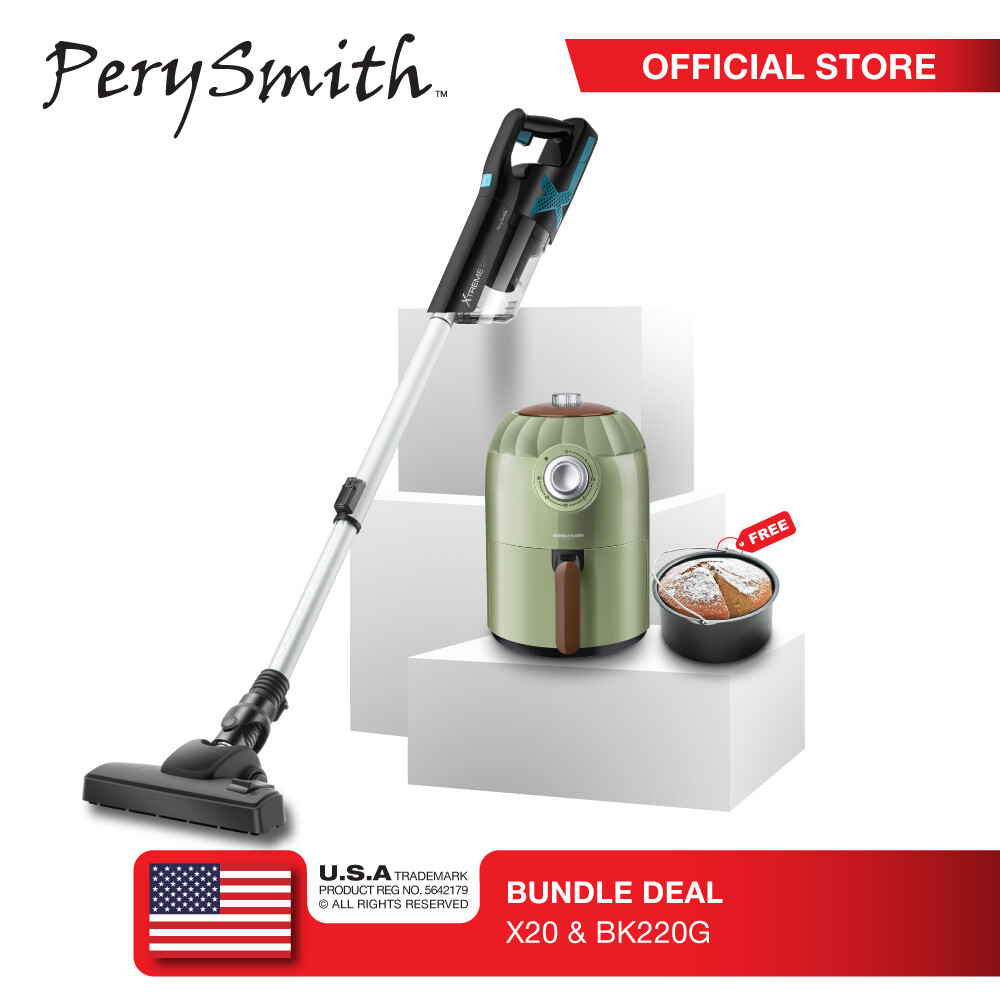 PerySmith Bundle Deal Cordless Vacuum Cleaner XTREME Series X20 + 3L