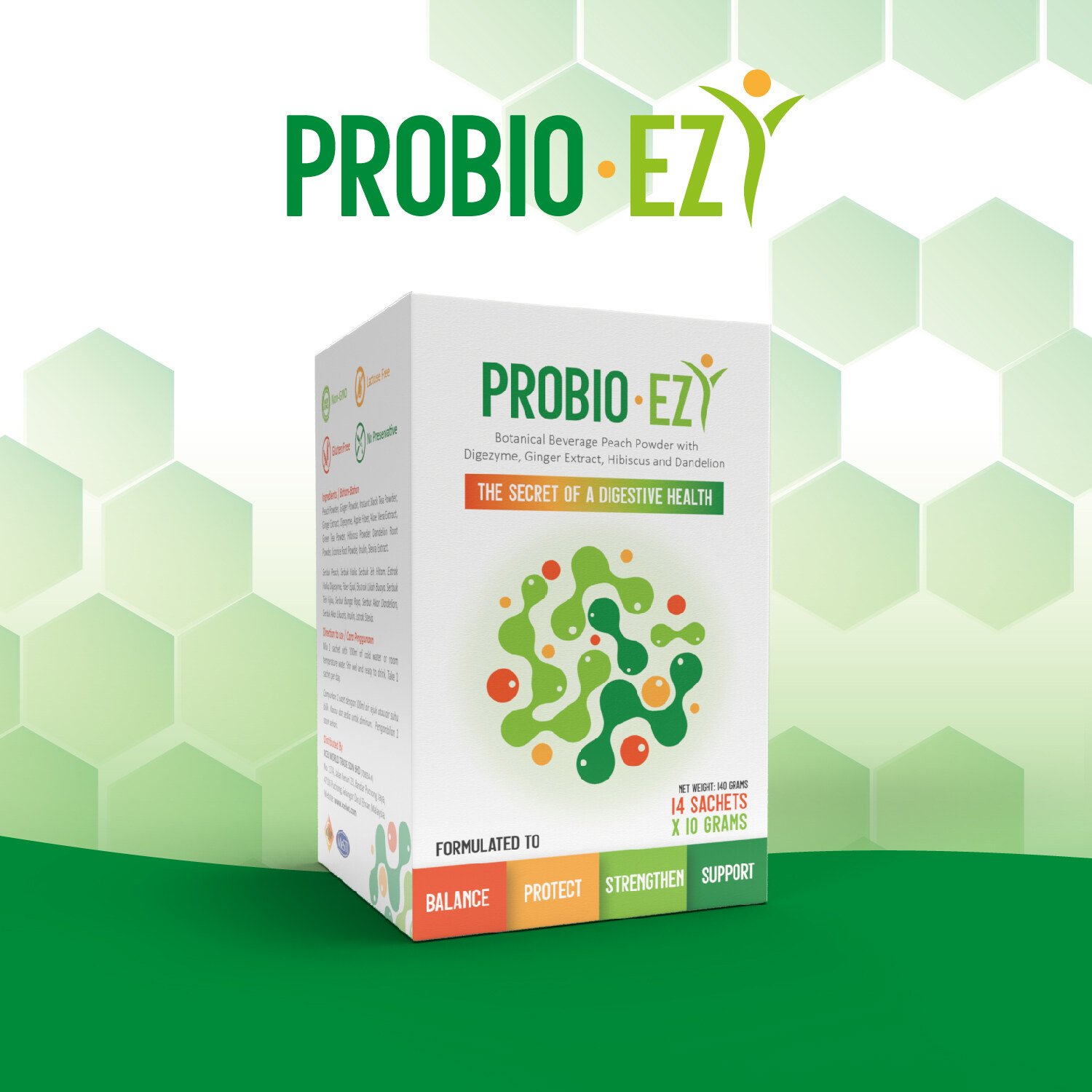 XCEL PROBIO-EZY Digestive Enzymes, Improve Your Digestive Health Good Stomach, Good Digestion