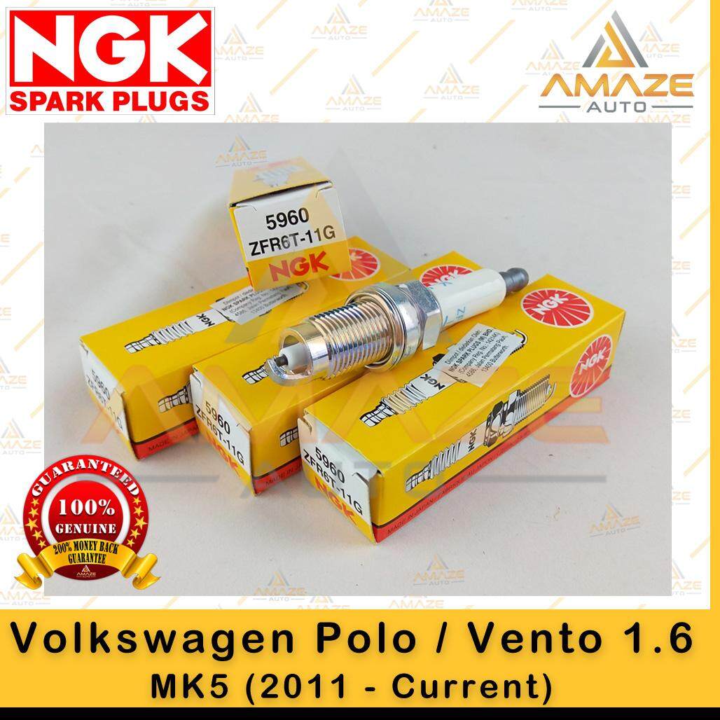 NGK Spark Plug for Volkswagen Polo / Vento 1.6 MK5 (2011 - Current) (OE Part Number : 101905617C)