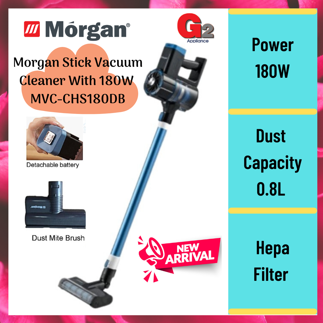 Morgan Stick Vacuum Cleaner With 180W MVC-CHS180DB