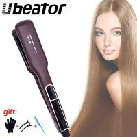 Korean Professional Ceramic Wide Plate Hair Straightener Fast Heating Flat korea Iron Dual Voltag 3D Floating Styling Tools