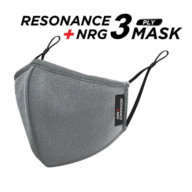 Resonance + NRG Mask Antiviral & Antibacterial Coating Technology Adult & Kids 3PLY Medical Mask