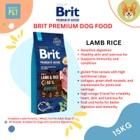 Brit Premium Sensitive Lamb & Rice Dog Food (15KG) Dry Food / Dog Food