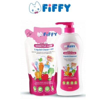 FIFFY BABY LIQUID CLEANSER VALUE PACK MINT FLAVOR (750ML +600ML)