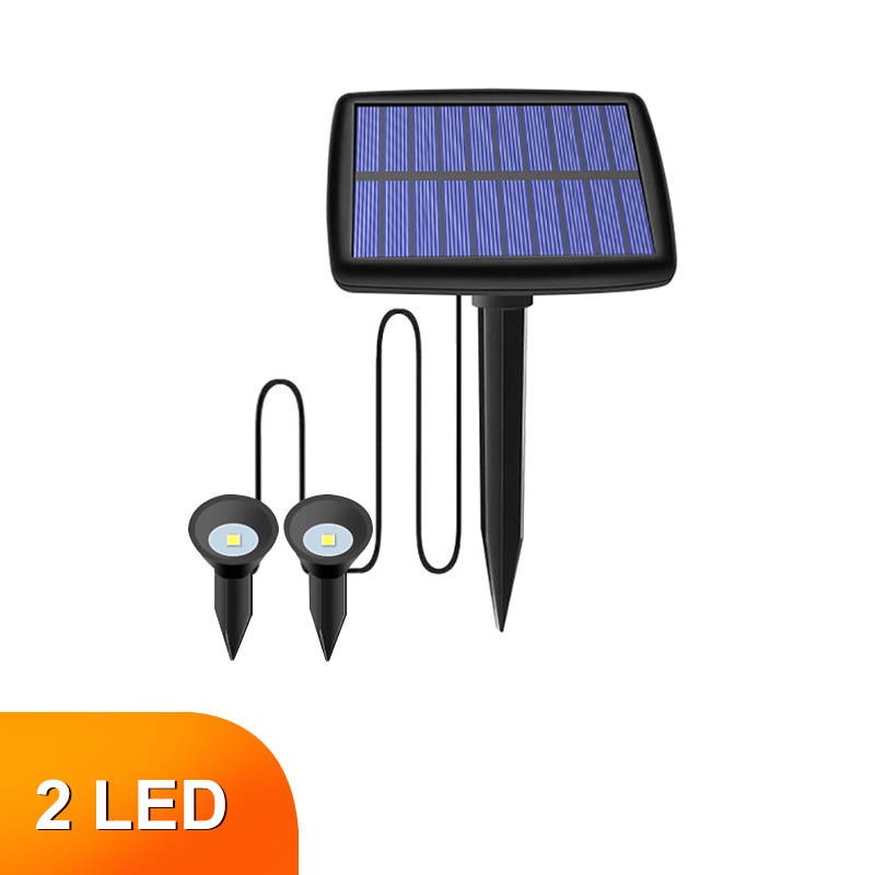 Seville 10 In 1 LED Solar Garden Lights Outdoor Solar Powered Lamp Waterproof Landscape Lighting For Pathway Patio Yard Lawn Decoration