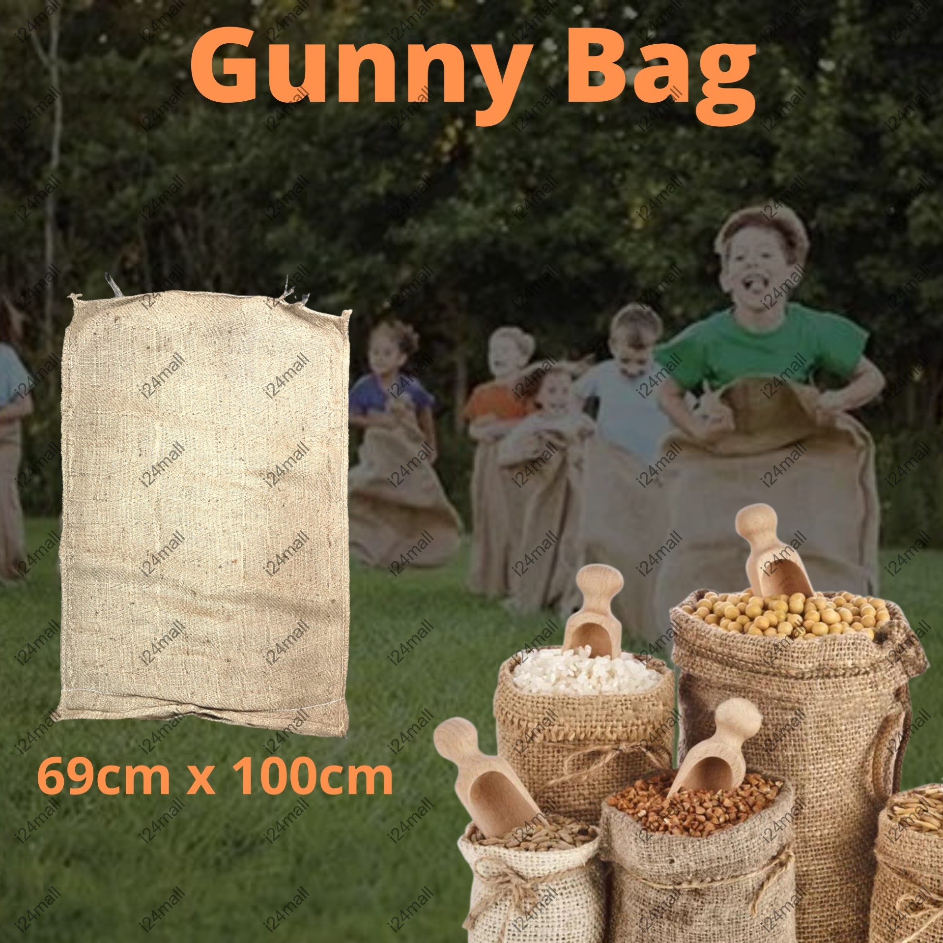 [1PCS] Gunny Sacks / Jute Bag / Gunny Bag / Bag Guni (69cm x 100cm)