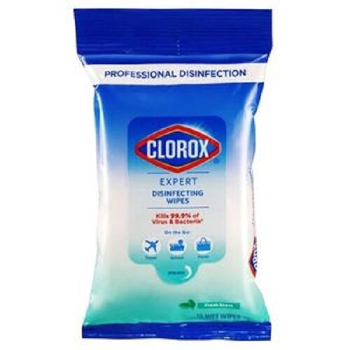 Clorox Expert Disinfecting Wipes Fresh Scent - Flow Pack 15 Wipes