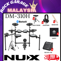 Nux DM-310H Full Set Digital Electronic Drum with Bluetooth and Dual Mesh Head ( DM310 DM 310 DM310H )