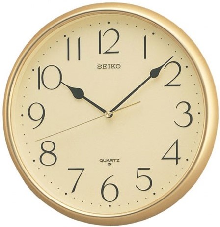 100% ORIGINAL SEIKO Quartz Analogue Wall Clock QXA001 (QXA001G QXA001S) [Jam Dinding]