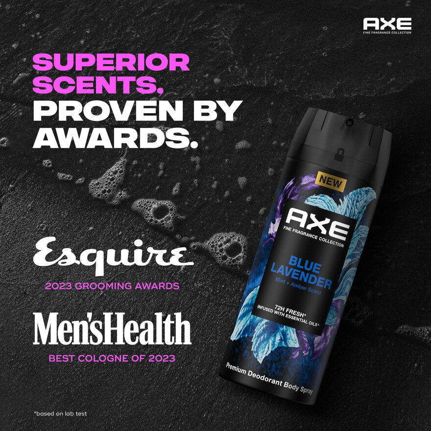 AXE Fine Fragrance Premium Deodorant Body Spray 135ml (Aqua